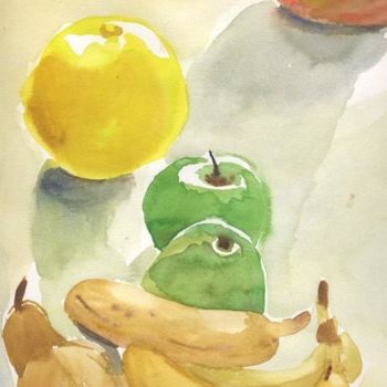 Peinture intitulée "bananegretfruit31" par Adriana Ureche, Œuvre d'art originale