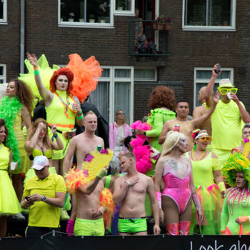 Fotografia zatytułowany „Pride Amsterdam #11” autorstwa Henk Adriani, Oryginalna praca, Fotografia cyfrowa