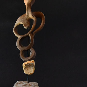 Sculpture intitulée "La cantante" par Adriano Scenna, Œuvre d'art originale, Céramique