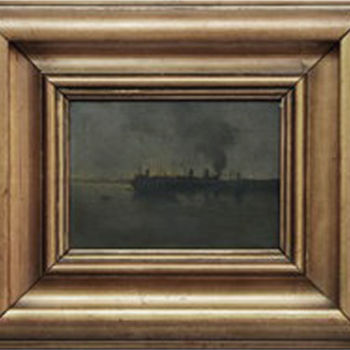 Pittura intitolato "petit paysage" da Adriano Gajoni, Opera d'arte originale