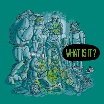 Arte digital titulada "What is it ?" por Adrien Cambien, Obra de arte original, Trabajo Digital 2D