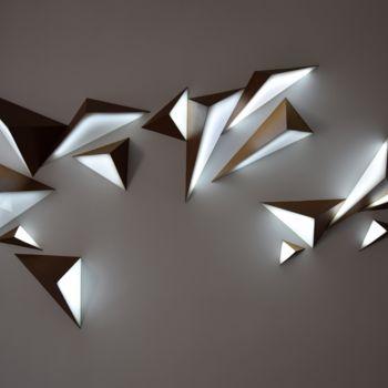 Design intitolato "triangle-1.jpg" da Adrien Marcos, Opera d'arte originale