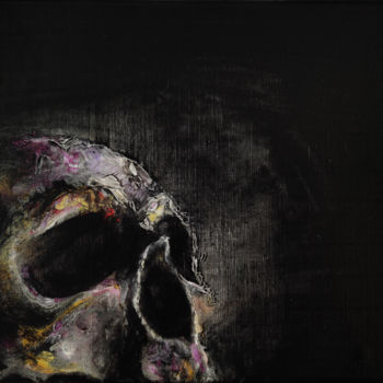 Painting titled "Dead and Pensive" by Adrien Conrad, Original Artwork, Acrylic