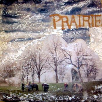 Painting titled "Prairie Land" by Adrienne Risby Lovingood, Original Artwork