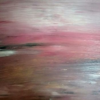 Painting titled "After Sunset" by Adrita Biswas, Original Artwork, Acrylic