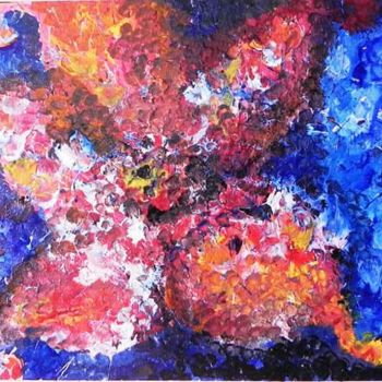 Painting titled "The ugly flower" by Adrita Biswas, Original Artwork, Acrylic