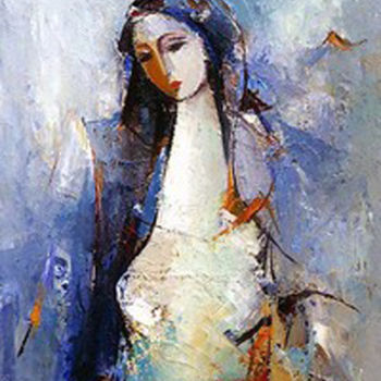 Peinture intitulée "oil painting" par Rashmi Soni, Œuvre d'art originale, Huile