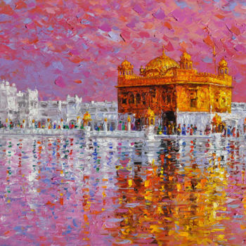 Malerei mit dem Titel "original oil painti…" von Rashmi Soni, Original-Kunstwerk, Öl