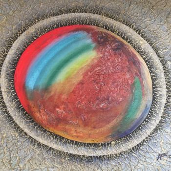 Картина под названием "life-circle.jpg" - Amer Daoud, Подлинное произведение искусства, Акрил