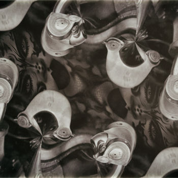 Grafika cyfrowa / sztuka generowana cyfrowo zatytułowany „In cage” autorstwa Shelley Aebi, Oryginalna praca, Malarstwo cyfro…