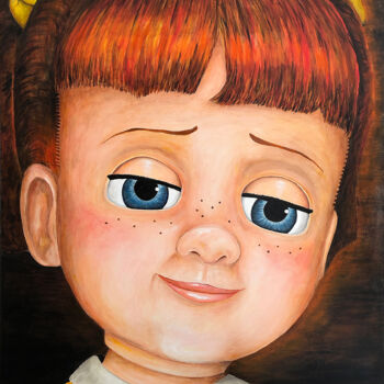 Peinture intitulée "Gaby Gaby" par Aega Artist, Œuvre d'art originale, Acrylique