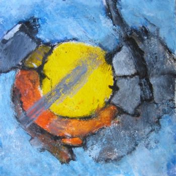 Malerei mit dem Titel "Solstice d'été" von Anne Faucher, Original-Kunstwerk, Acryl