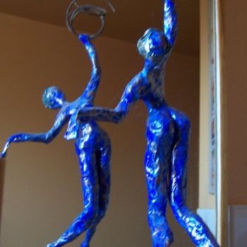 Sculpture intitulée "...miroir, joli mir…" par Anne-Frédérique Ferret, Œuvre d'art originale, Techniques mixtes