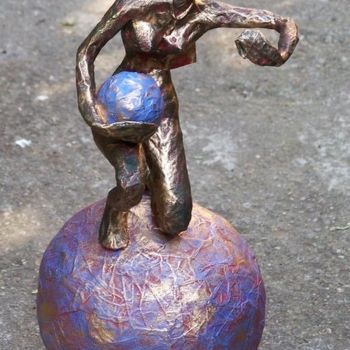 Sculpture intitulée "touche pas à ma ter…" par Anne-Frédérique Ferret, Œuvre d'art originale, Autre