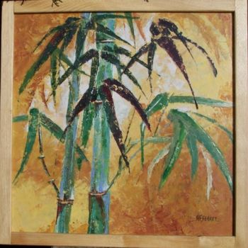 Peinture intitulée "afferret_bambou,_co…" par Anne-Frédérique Ferret, Œuvre d'art originale