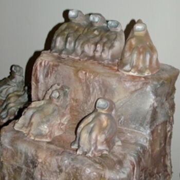Sculpture titled "Spectators" by Ffmendoza, Original Artwork