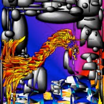 Digital Arts titled "TRAZA" by Ffmendoza, Original Artwork