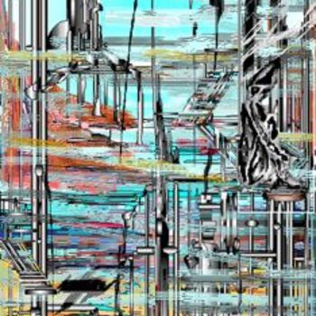 Arte digitale intitolato "METAL CITY" da Ffmendoza, Opera d'arte originale