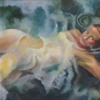Painting titled "astral journey" by Afionis Olivia, Original Artwork, Oil