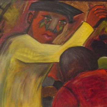 Pittura intitolato "Fureur" da Annie Fontaine, Opera d'arte originale, Olio