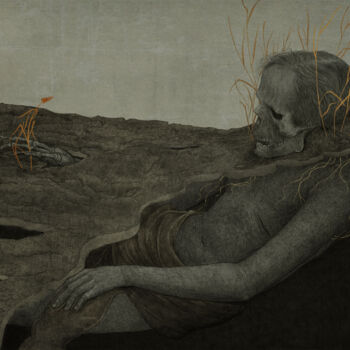Grafika cyfrowa / sztuka generowana cyfrowo zatytułowany „The Sacrifice” autorstwa Afsoon Shahriari, Oryginalna praca, Malar…