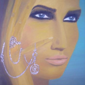 Painting titled "ELEGANCE OF THE EYES" by Chauncey Spencer, Original Artwork