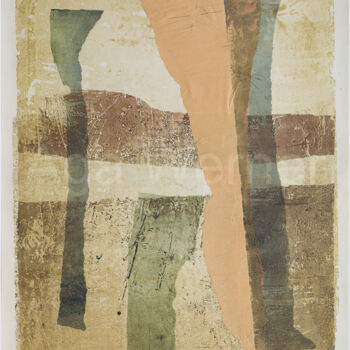 Estampas & grabados titulada "Nefertiti" por Aga Werner, Obra de arte original, Grabado
