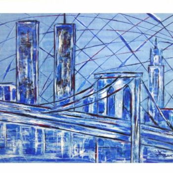 Painting titled "NOVA YORK" by António Nunes Agante, Original Artwork