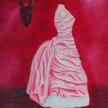 Pintura titulada "Ma 1ère robe" por Anne Garnier, Obra de arte original
