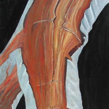 Картина под названием "L'arbre carquois" - Anne Garnier, Подлинное произведение искусства