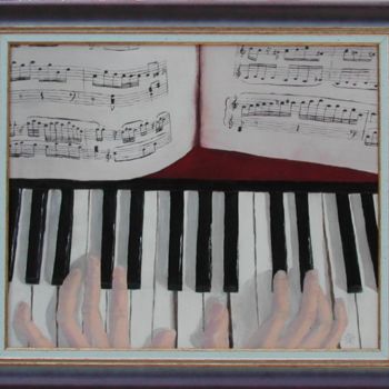 Painting titled "Sonate N° 10 de Moz…" by Anne Garnier, Original Artwork