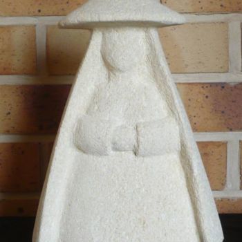 Sculpture intitulée "Petite péruvienne" par Anne Garnier, Œuvre d'art originale