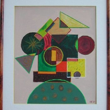 Painting titled "Equilibre stable" by Anne Garnier, Original Artwork