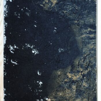 Painting titled "Nebulosa 3" by Agata Sand, Original Artwork, Sand Mounted on Other rigid panel