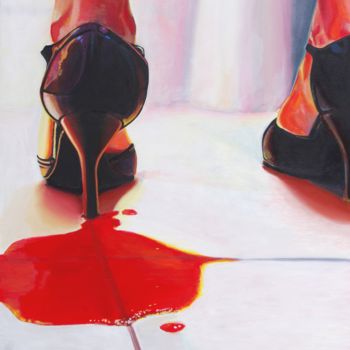 Pintura intitulada "Thriller" por Agathe, Obras de arte originais, Acrílico
