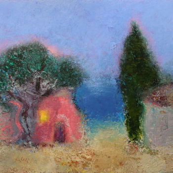 Painting titled "Evening" by Igor Agava, Original Artwork