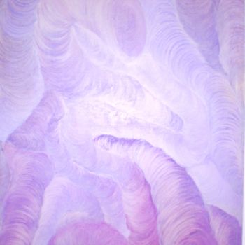 Ζωγραφική με τίτλο "2. Cosmic Creation…" από Ageliki Baka, Αυθεντικά έργα τέχνης, Λάδι Τοποθετήθηκε στο Ξύλινο φορείο σκελετό
