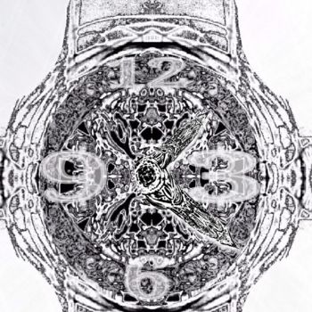 Disegno intitolato "CLOCK OF PLANET ( S…" da Ageykinjewelry  It"S  Good Brand 17", Opera d'arte originale, Matita