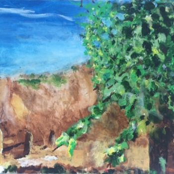 Painting titled "Dawn in Arizona" by Terri, Original Artwork, Acrylic