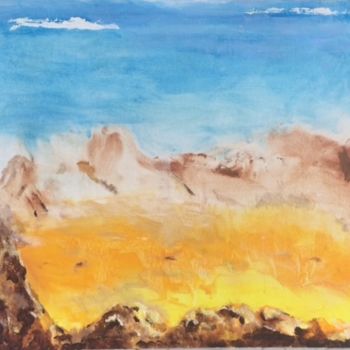 Pittura intitolato "Arizona Dust Bowl" da Terri, Opera d'arte originale, Acrilico Montato su artwork_cat.