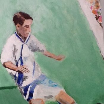 Painting titled "finalfootballer.jpg" by Terri, Original Artwork