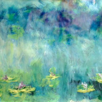 Malerei mit dem Titel "Monet style" von Terri, Original-Kunstwerk, Acryl