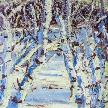 Pintura intitulada "Trees" por Terri, Obras de arte originais