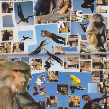 Collages titled "REEVOLUTION" by Agnès Adamowicz, Original Artwork, Collages