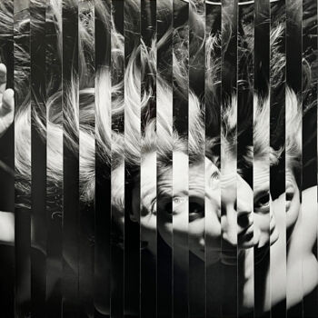 Collages titled "Evanescence" by Agnès Monnet, Original Artwork, Collages