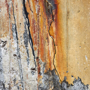 Photography titled "Concrete wall N°13" by Agnes Pelletier, Original Artwork, Non Manipulated Photography