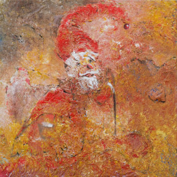 Pittura intitolato "après Noël...Hips.j…" da Agnes Rolin, Opera d'arte originale, Acrilico