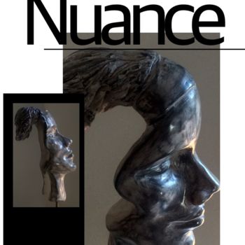 Sculpture intitulée "Nuance" par Agnesbens, Œuvre d'art originale, Terre cuite