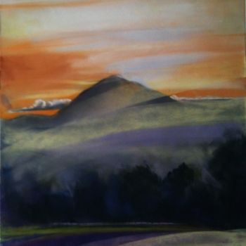 Drawing titled "puy-de-dome.jpg" by Agnes Corre, Original Artwork, Pastel