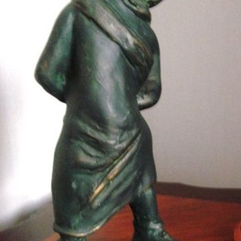 Sculptuur getiteld "Tanagra" door Agnes Corre, Origineel Kunstwerk